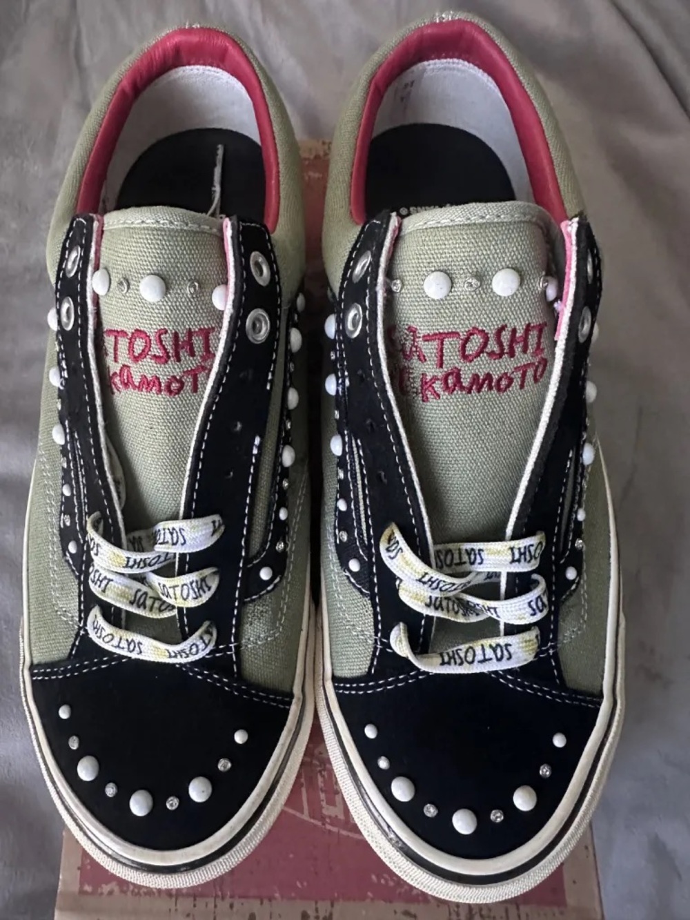 Vans Vault x Taka Hayashi “Satoshi” Old Skool Green